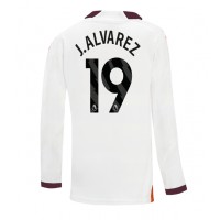 Koszulka piłkarska Manchester City Julian Alvarez #19 Strój wyjazdowy 2023-24 tanio Długi Rękaw